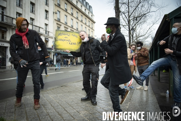 Manifestation parisienne du monde de la culture