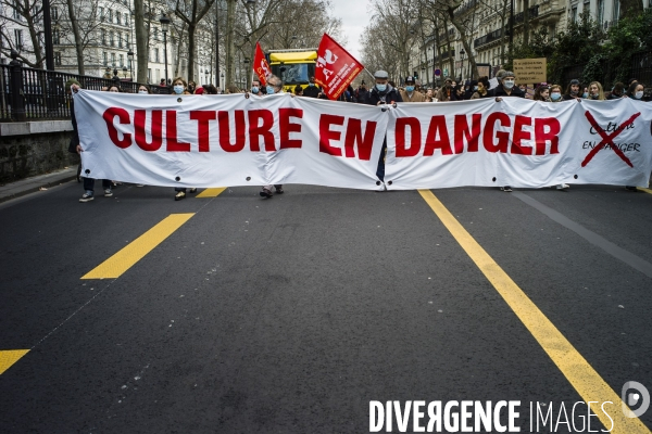 Manifestation du monde de la culture.