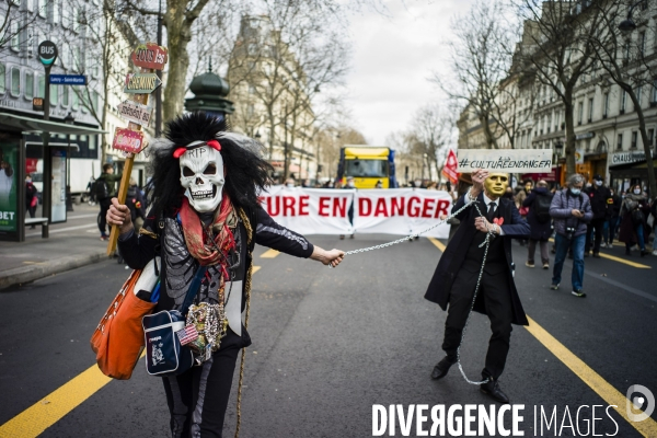 Manifestation du monde de la culture.