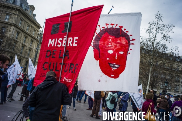 Manifestation du monde de la culture.