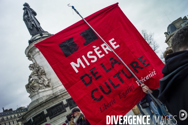 Manifestation du monde de la culture.