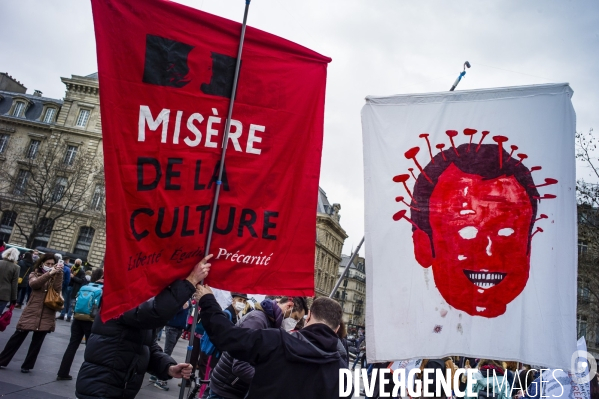 Manifestation du monde de la culture.