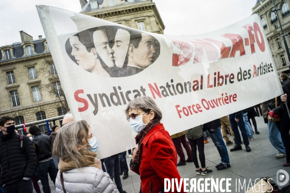 Manifestation du monde de la culture.