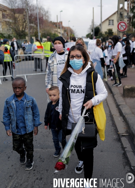 Marche blanche en mémoire d  Aymane Kaïd