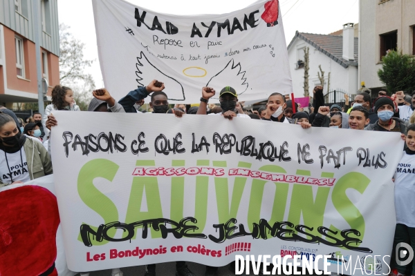 Marche blanche en mémoire d  Aymane Kaïd