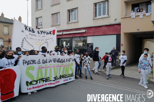 Marche blanche en mémoire d  Aymane Kaïd