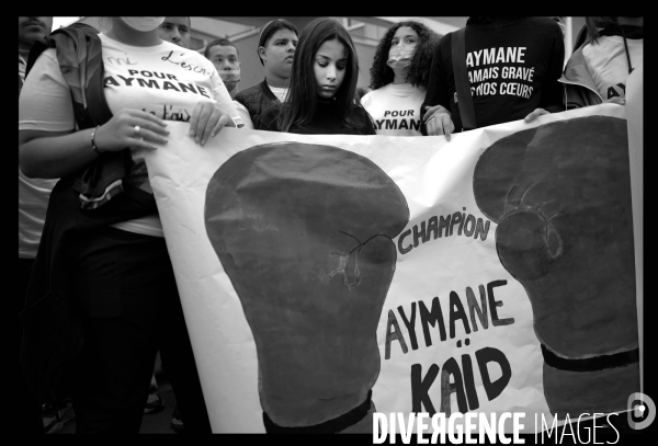 Marche blanche en mémoire d  Aymane Kaïd