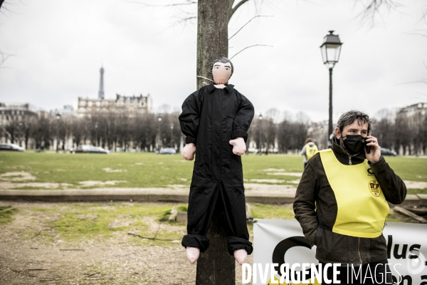 Manifestation des agriculteurs sur les suicides et les  fermes qui ferment 