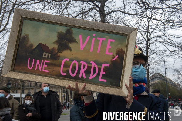 Manifestation pour la culture