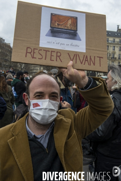 Manifestation pour la culture