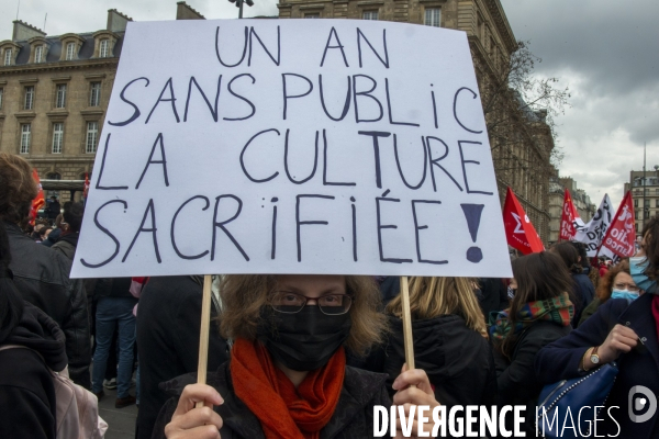 Manifestation pour la culture