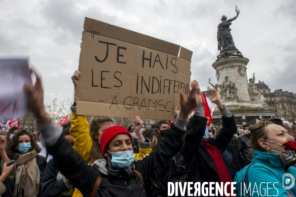 Manifestation pour la culture