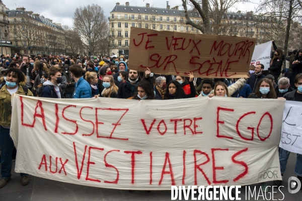 Manifestation pour la culture