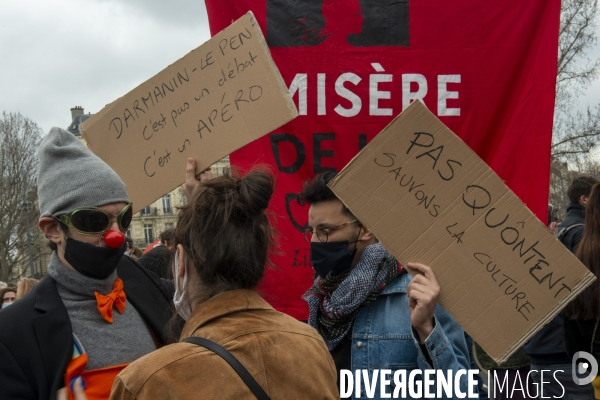 Manifestation pour la culture