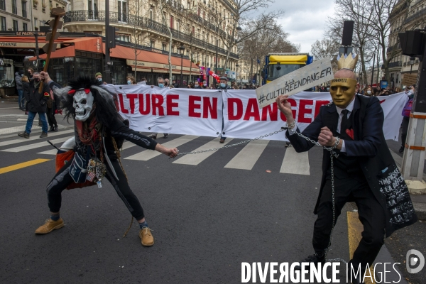 Manifestation pour la culture