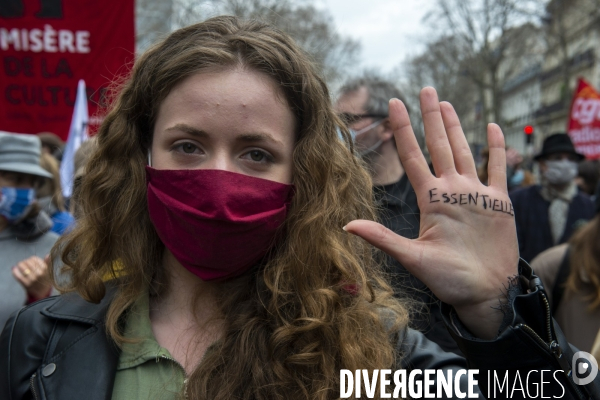 Manifestation pour la culture