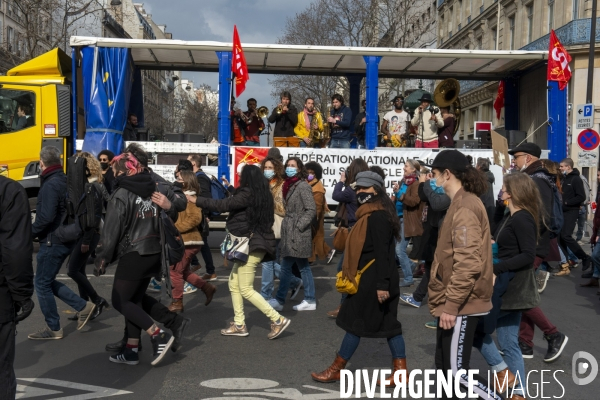 Manifestation pour la culture