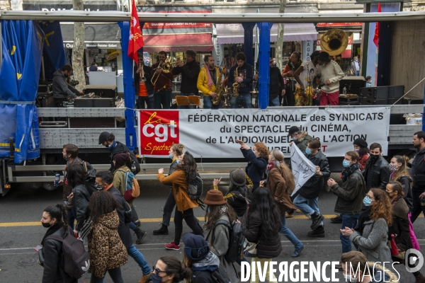 Manifestation pour la culture