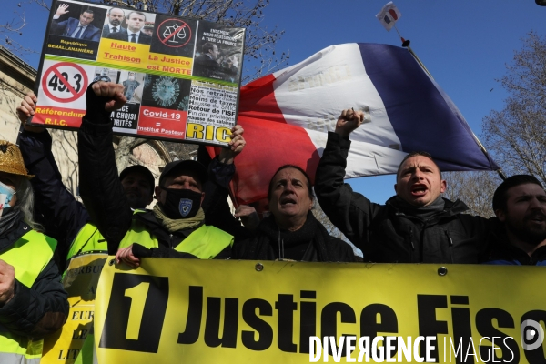 Francis Lalanne et les Gilets Jaunes à Paris