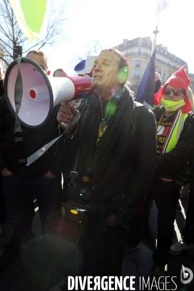 Francis Lalanne et les Gilets Jaunes à Paris