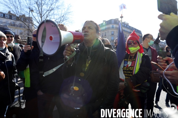 Francis Lalanne et les Gilets Jaunes à Paris