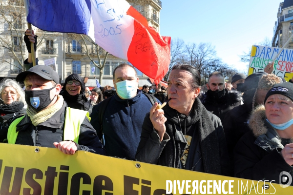 Francis Lalanne et les Gilets Jaunes à Paris