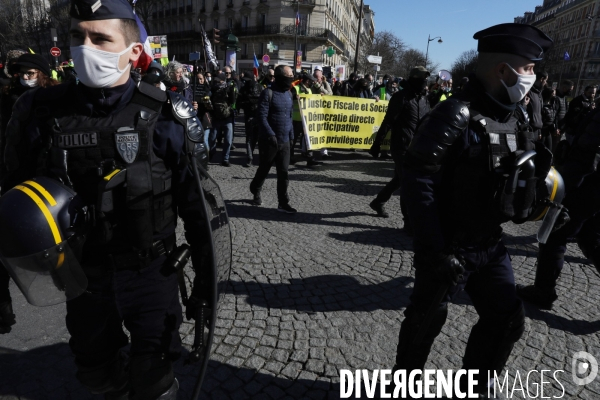 Francis Lalanne et les Gilets Jaunes à Paris