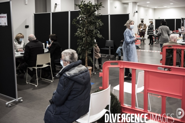 Centre de vaccination ouvert le week-end.