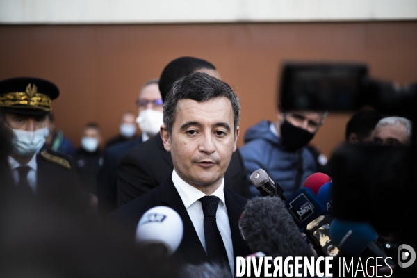 Darmanin au commissariat Nord