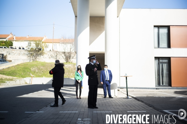 Darmanin au commissariat Nord