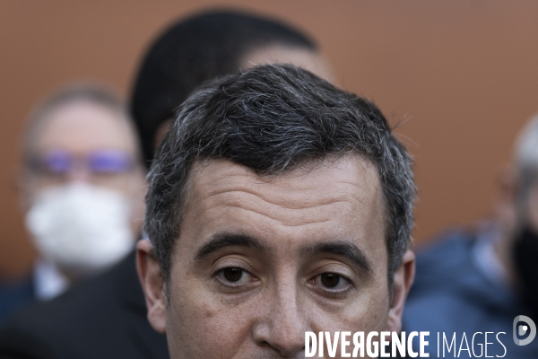 Darmanin au commissariat Nord