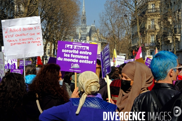 8 mars 2021, journée internationale des droits des femmes.