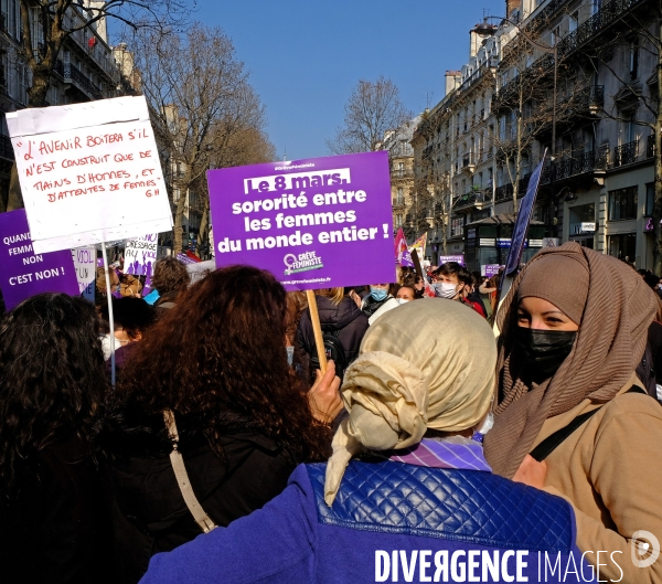 8 mars 2021, journée internationale des droits des femmes.