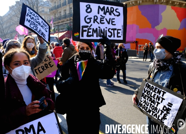 8 mars 2021, journée internationale des droits des femmes.