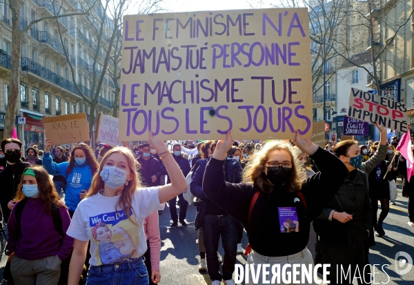 8 mars 2021, journée internationale des droits des femmes.