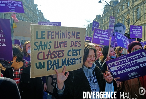 8 mars 2021, journée internationale des droits des femmes.