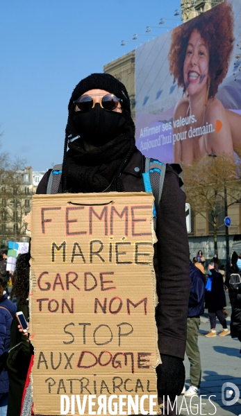 8 mars 2021, journée internationale des droits des femmes.