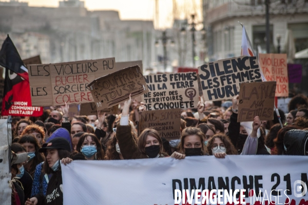 Journée internationale de lutte pour les droits des femmes à Marseille