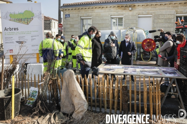 Inauguration d une micro-forêt BORDEAUX