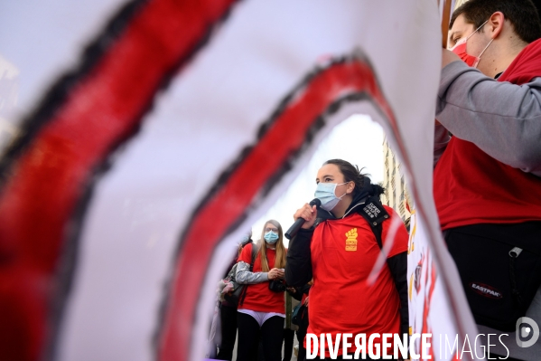 Manifestation. Journée des droits des femmes.