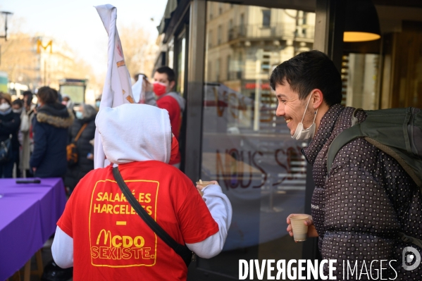 Manifestation. Journée des droits des femmes.