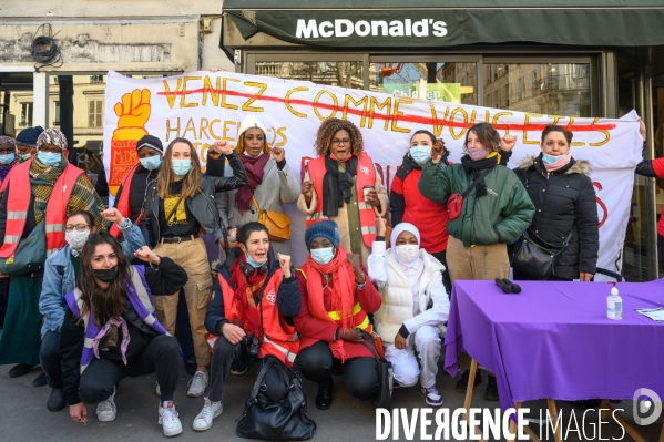 Manifestation. Journée des droits des femmes.