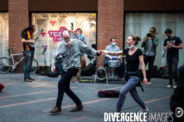 Toulouse, spectacle de rue