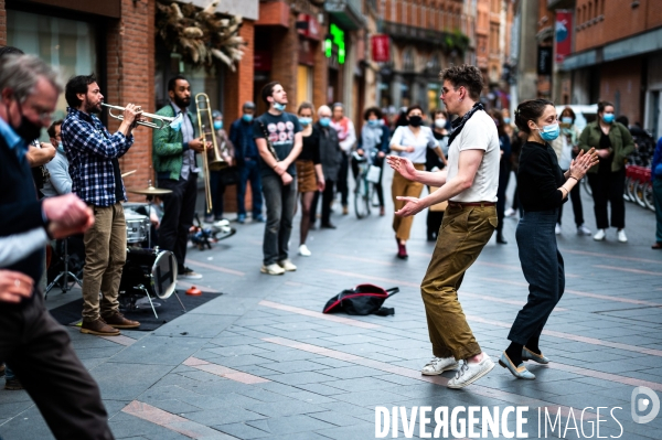 Toulouse, spectacle de rue