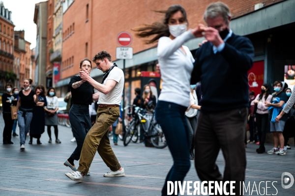 Toulouse, spectacle de rue