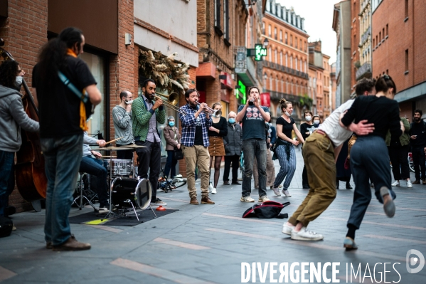 Toulouse, spectacle de rue