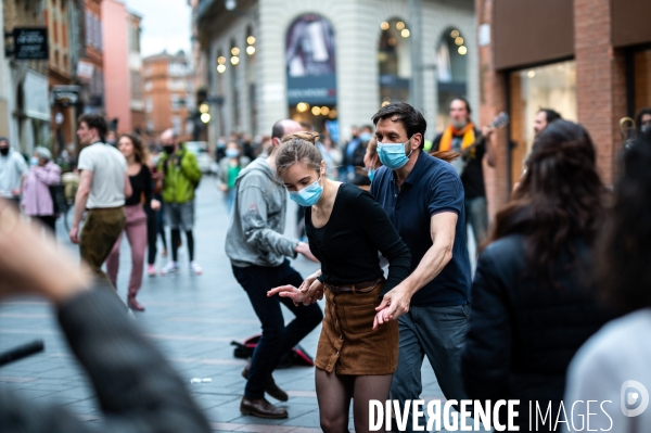 Toulouse, spectacle de rue