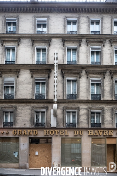 Fermeture des commerce et hotel a paris