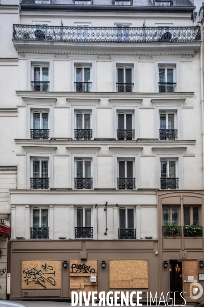 Fermeture des commerce et hotel a paris