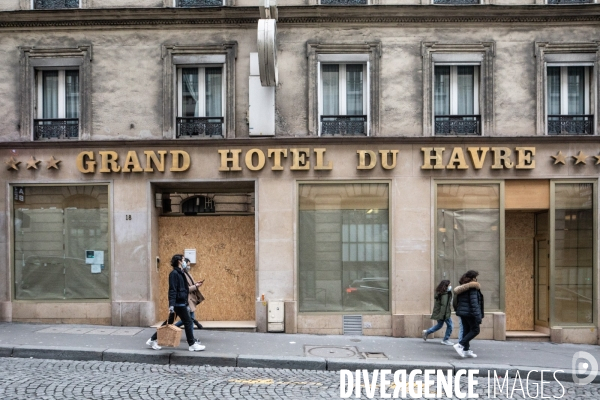 Fermeture des commerce et hotel a paris